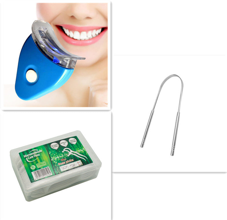 LED Teeth Whitening Kit with Oral Gel-At Home Dental Brightening System
