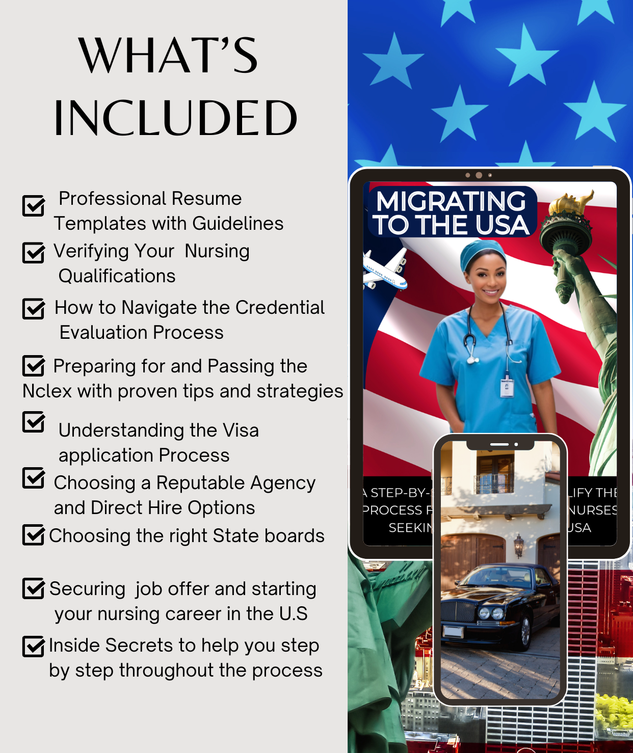 The Complete Guide for Nurses: How to Relocate and Work in the U.S. A Step by Step Manual