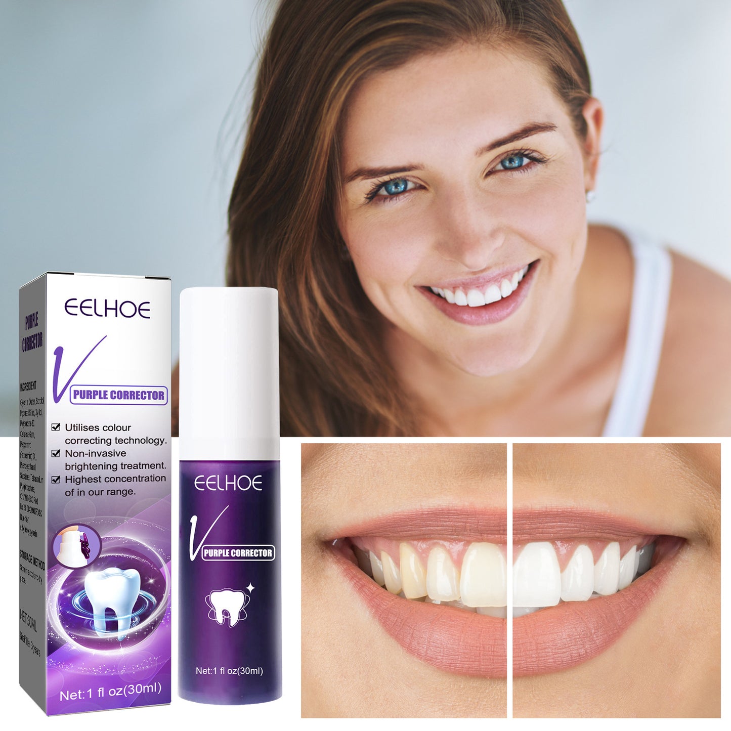 Advanced Teeth Whitening Toothpaste – Brighten Your Smile with Sorbitol, Xylitol, and Glycerin