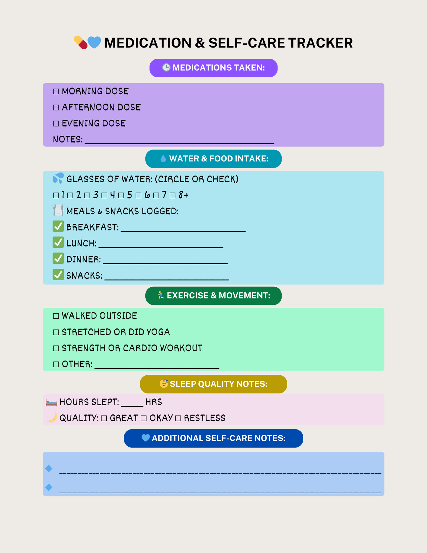 ADHD Planner for Women | Daily Focus, Organization & Self-Care Digital Planner