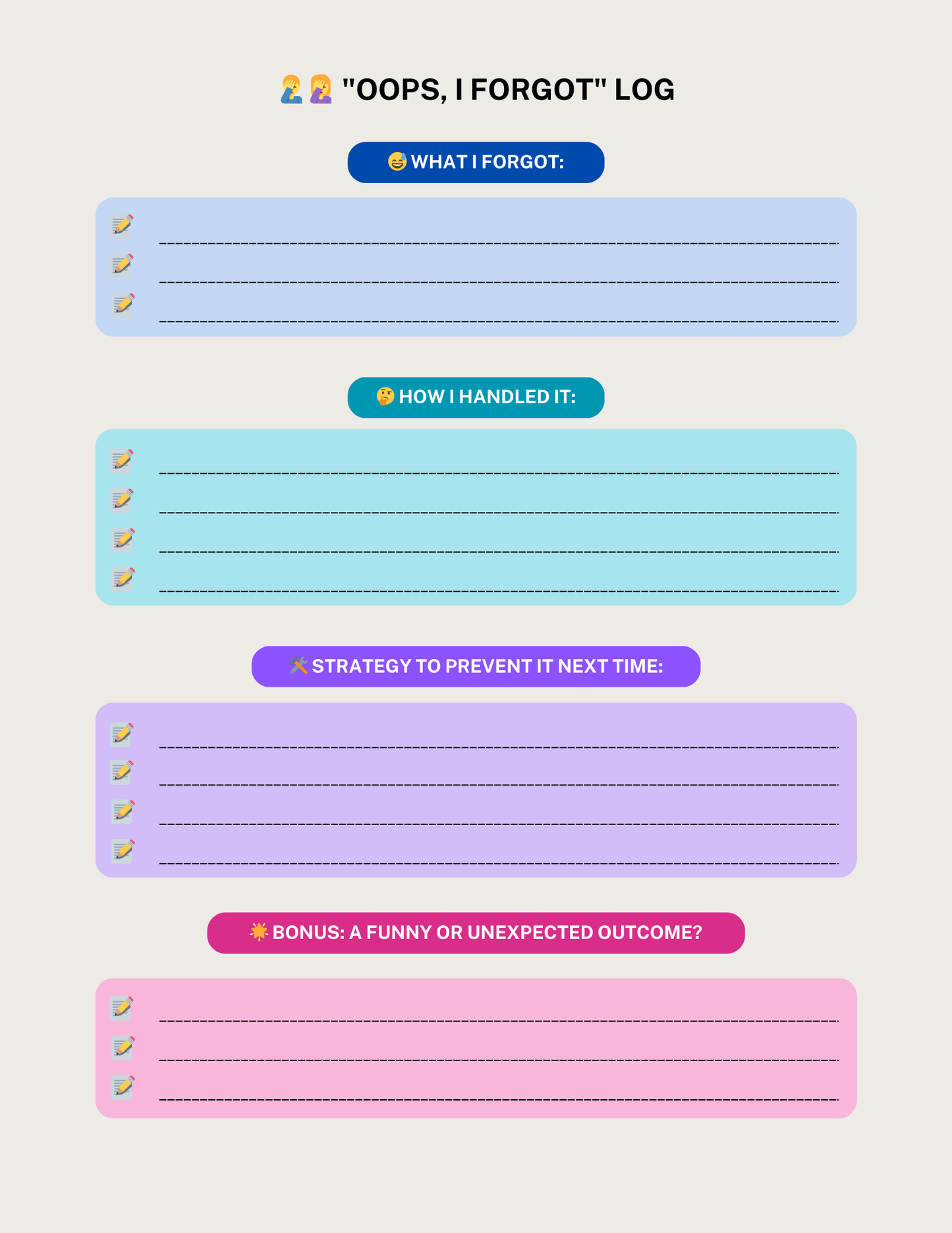 ADHD Planner for Women | Daily Focus, Organization & Self-Care Digital Planner