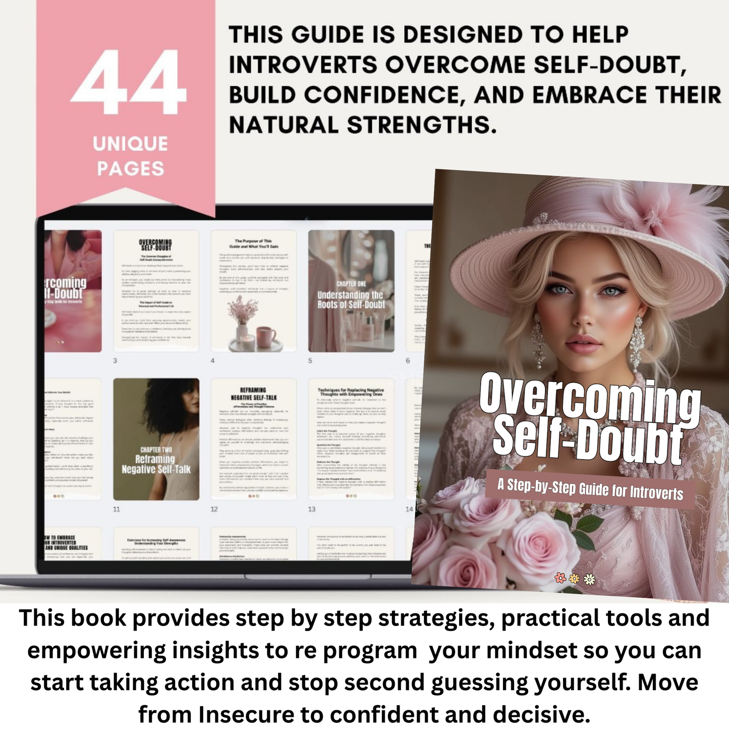 Overcoming Self Doubt-Confidence & Mindset Workbook for Women