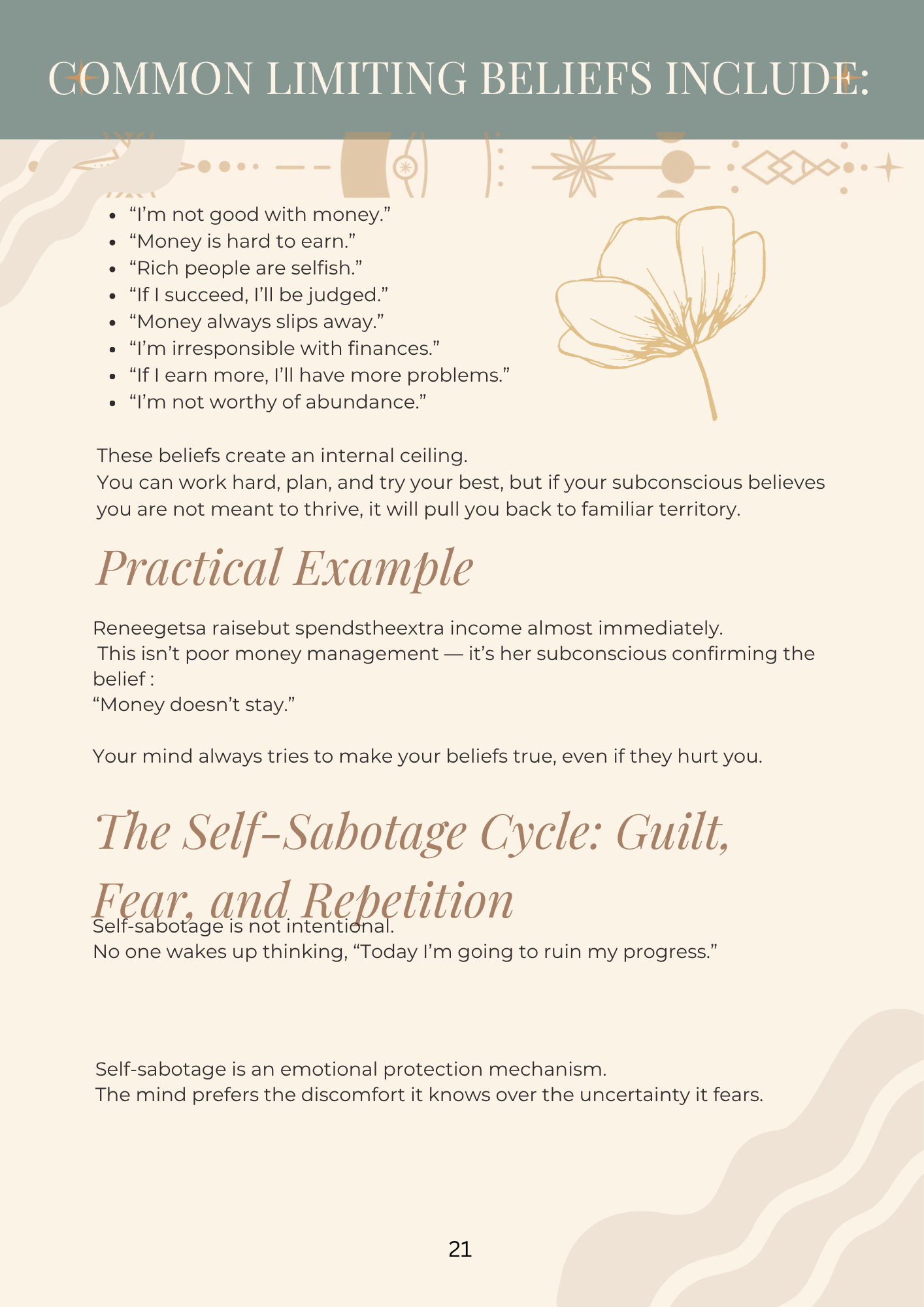 Healing Money Wounds Workbook for Women: Rewire Your Mindset & Attract Financial Abundance