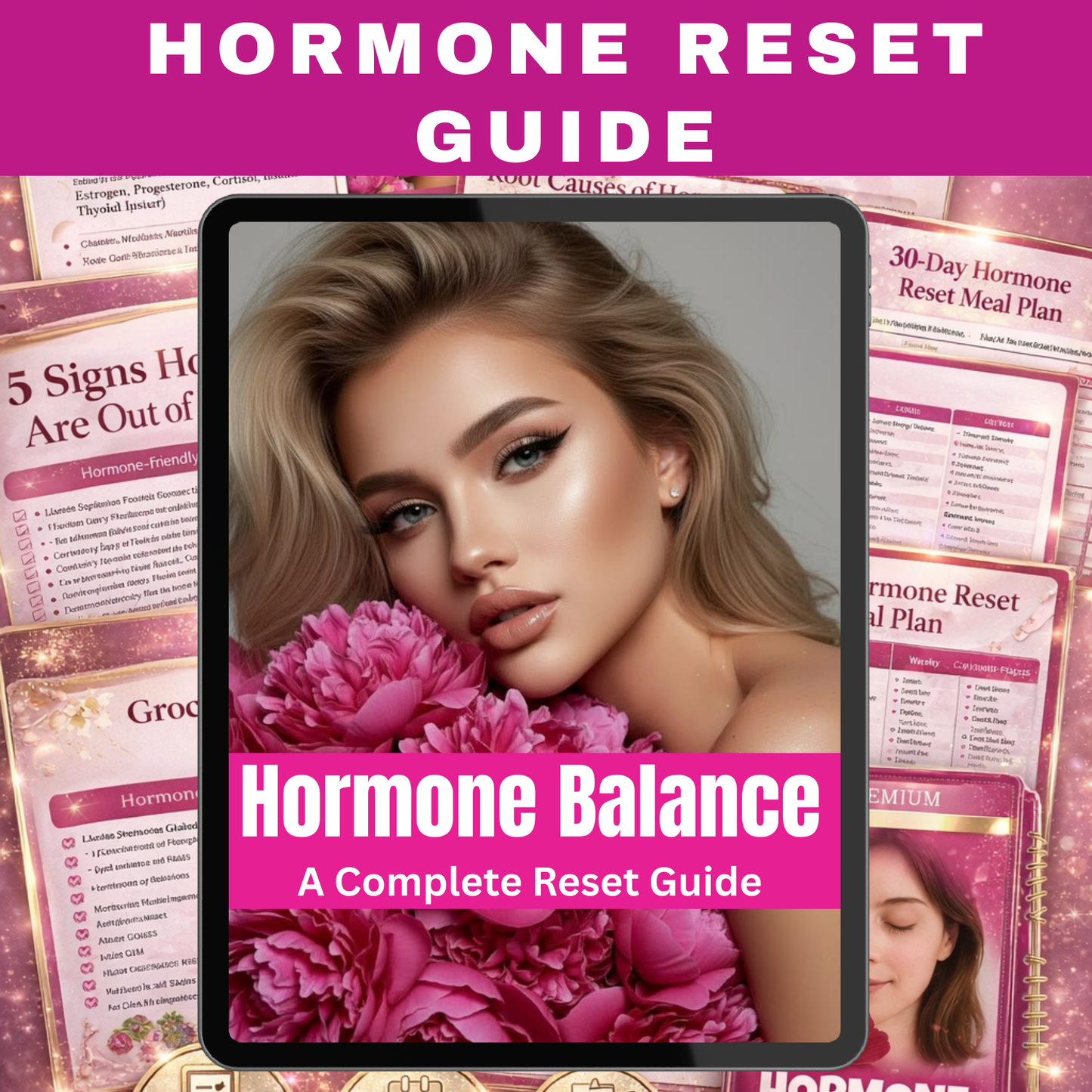 Hormone Reset Guide for Women (90pages)  – Balance Hormones, Boost Energy & Restore Your Body Naturally