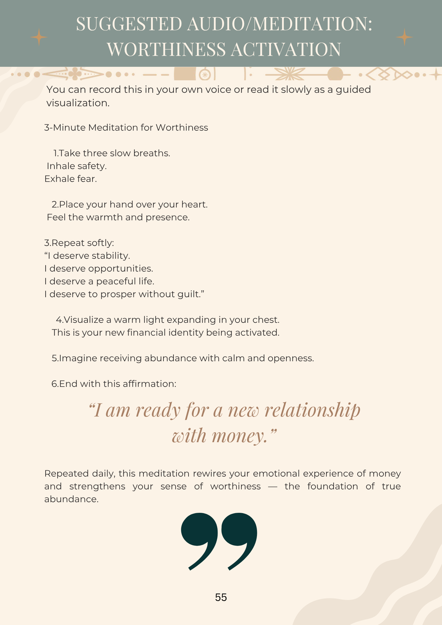 Healing Money Wounds Workbook for Women: Rewire Your Mindset & Attract Financial Abundance