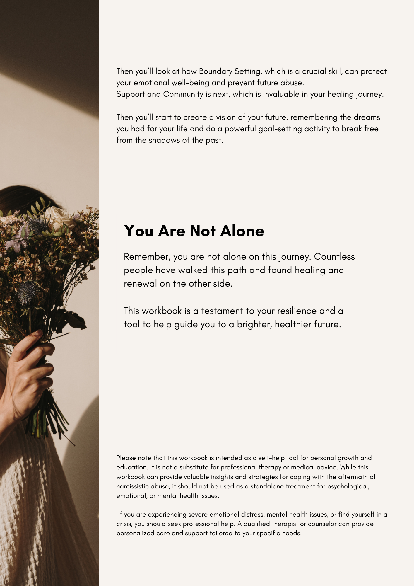 Healing from Narcissistic Abuse Workbook for Women Entrepreneurs (65 Pages) Resell Rights