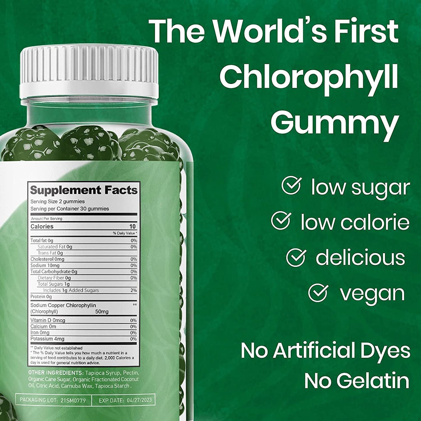 Glow from Within with Chlorophyll Supplement Gummies