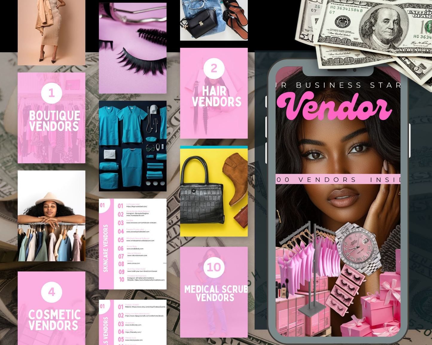 200 Vendor List eBook: A done for You guide to a Successful Online Business