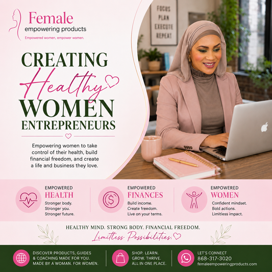 Woman on laptop providing health coaching services to  empower women entrepreneurs