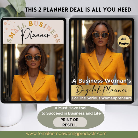 Stay Focused and Conquer Your Goals with the Ultimate Digital Business Planner for Women