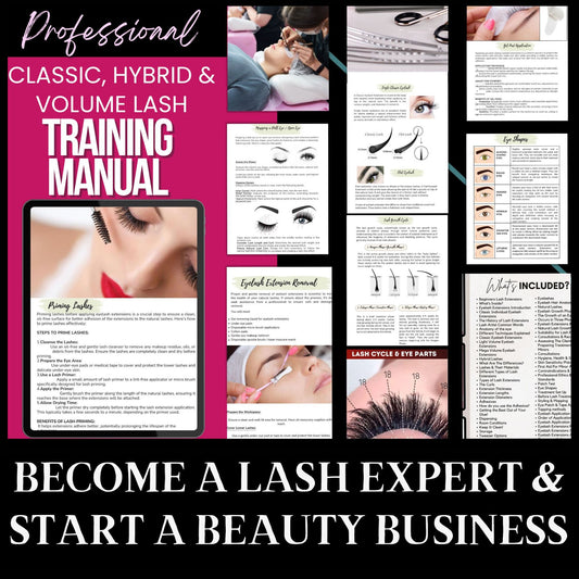 Beauty Training Manuals: Professional Lash Application