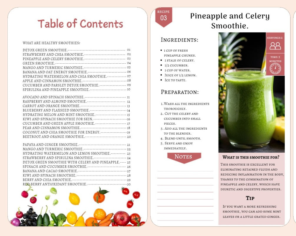 Healthy Smoothies for Busy Women – 5-Minute Recipes & Planner