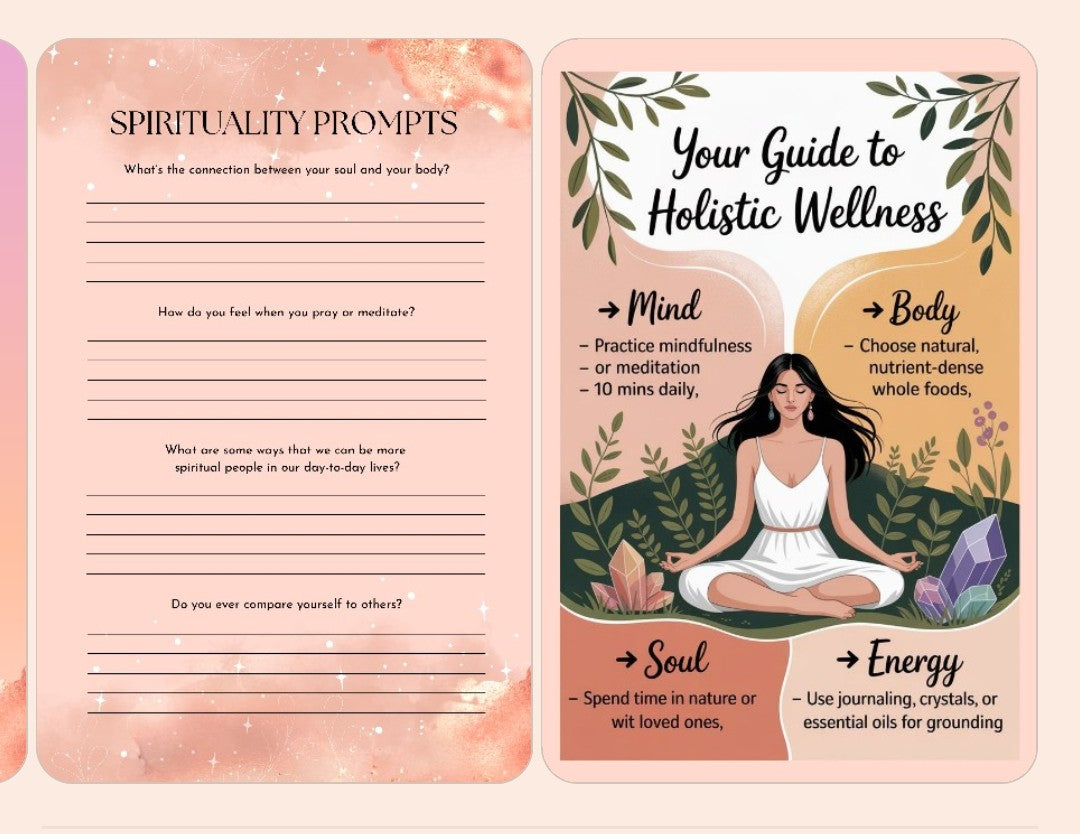 Spiritual Self-Care & Mindfulness Workbook for Women – Guided Journal for Inner Peace, Healing & Emotional Clarity