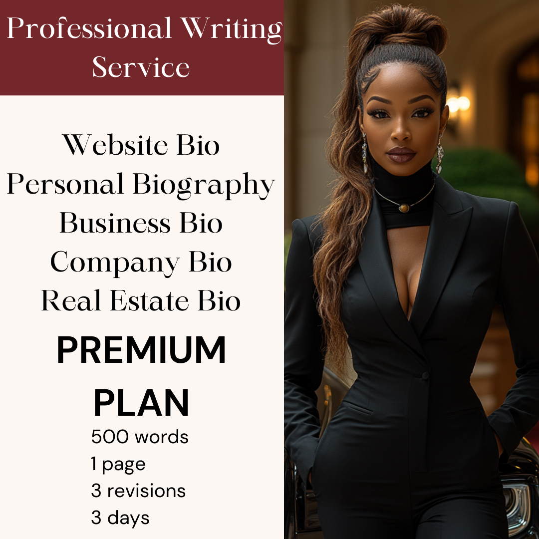 Personal and Professional Bio Writing Service