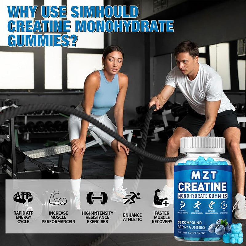 Energize and Support Your Muscles with Creatinine Gummy Vitamin Supplement for Women