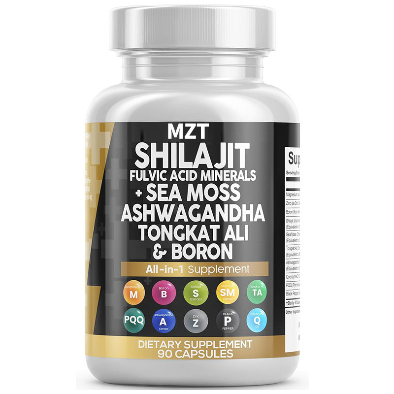 All-in-One Shilajit, Sea Moss & Ashwagandha Multivitamin – Ultimate Women’s Wellness Formula