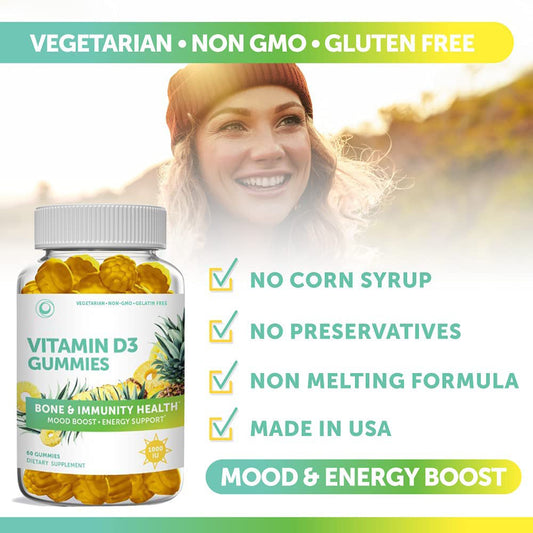 Boost Your Health with D3 Gummies – Sunshine Vitamin for Women’s Wellness