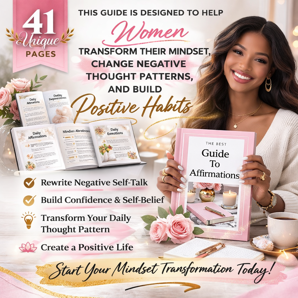 Affirmations Playbook – Daily Mindset Reprogramming Guide for Confidence & Self-Belief