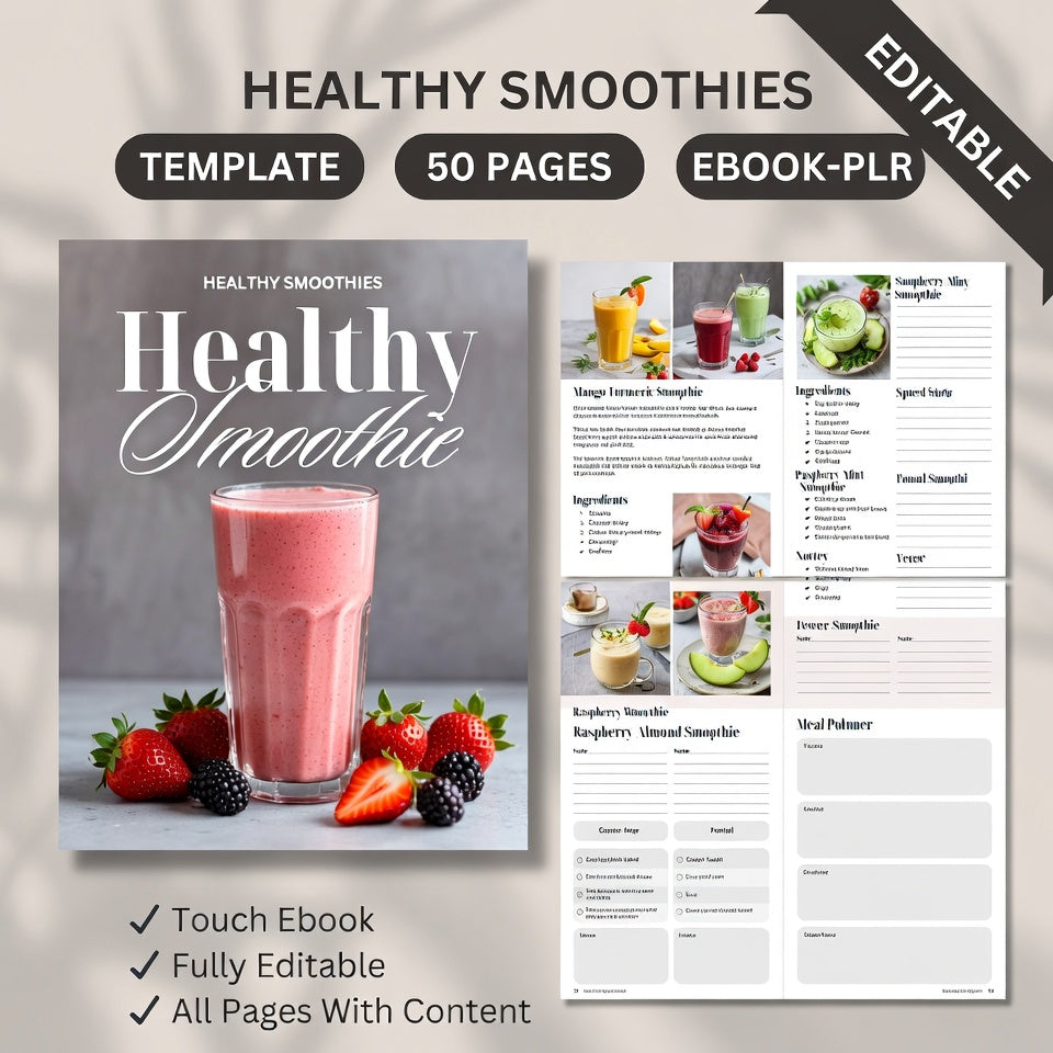 Healthy Smoothies for Busy Women – 5-Minute Recipes & Planner