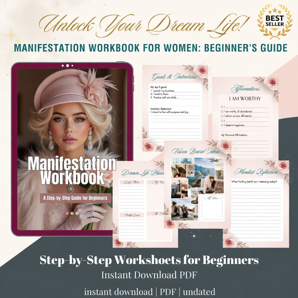 Manifestation Vision Board Workbook : Goal Setting & Dream Life Planner