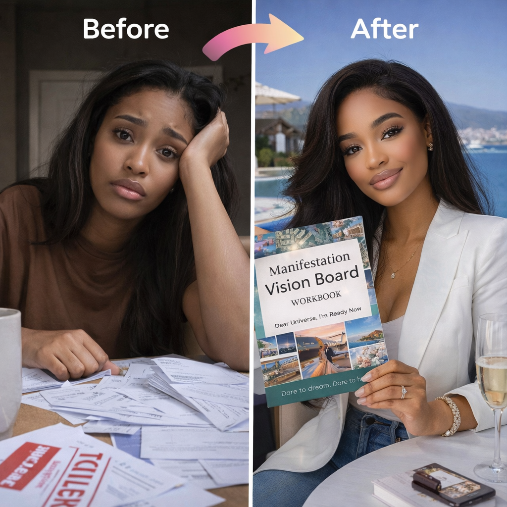 Manifestation Vision Board Workbook : Goal Setting & Dream Life Planner